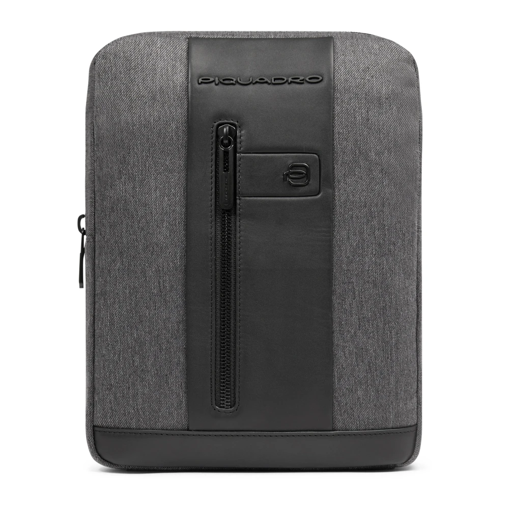 Piquadro Grå Ipad Crossbody Bag