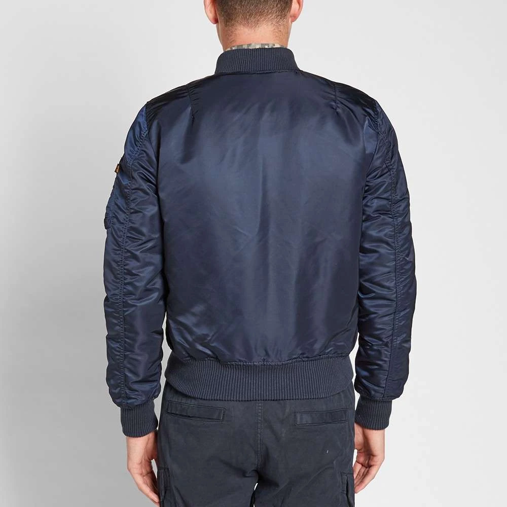 alpha industries Ma-1 VF 59 Vluchtjas Rep. Blauw Blue Heren
