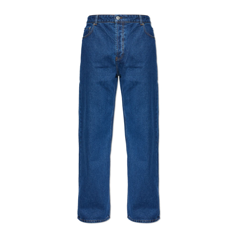 Ami Paris Uomo Blu Jeans, W32, New,