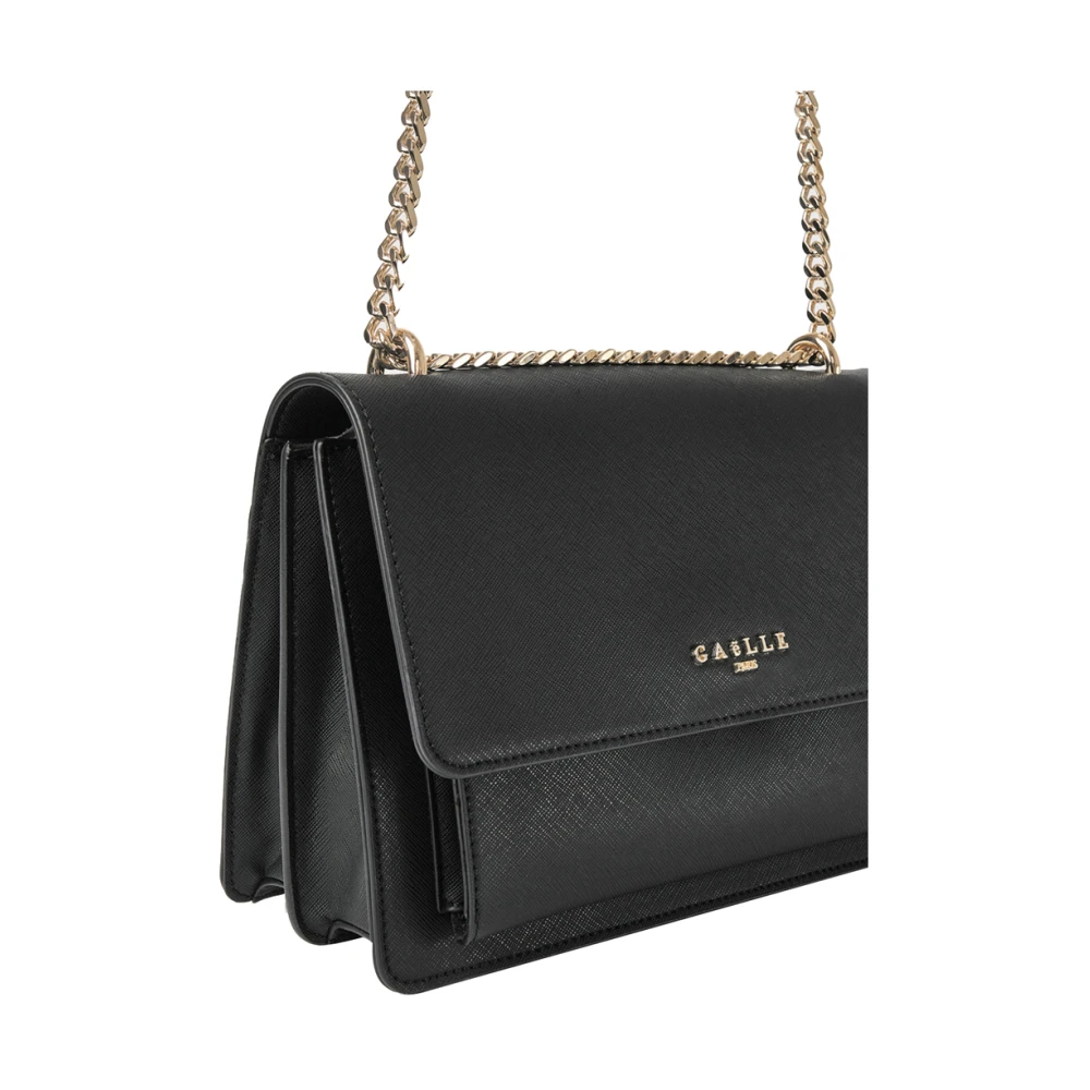 Gaëlle Paris Zwarte Schoudertas Elegant Veelzijdig Chic Black Dames