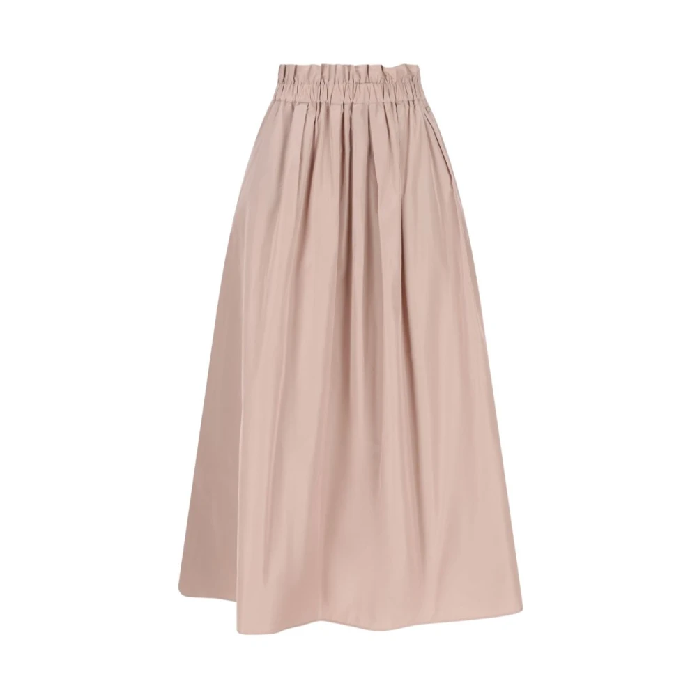 Herno Women's Pink Midi Skirts, S, Midi Skirt