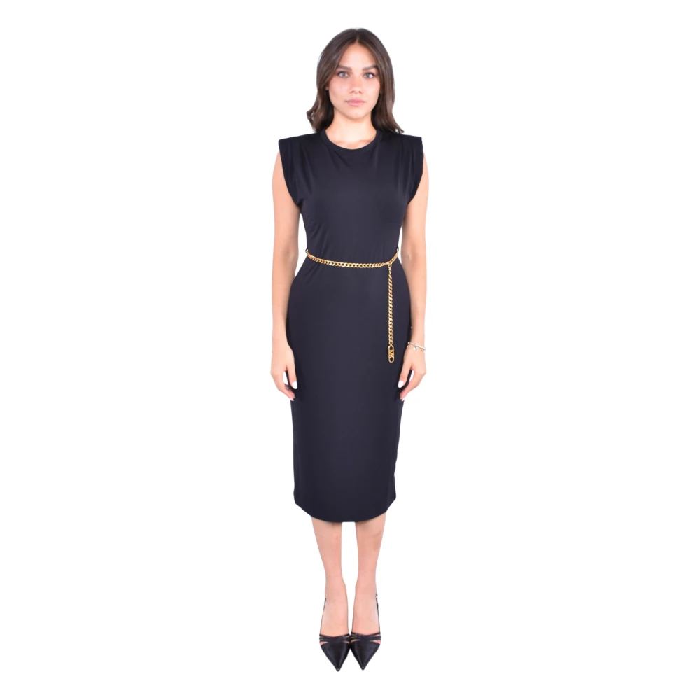 Michael Kors Women's Black Chain Belt Mini Dress - Midi Dresses - Xs - Dresses