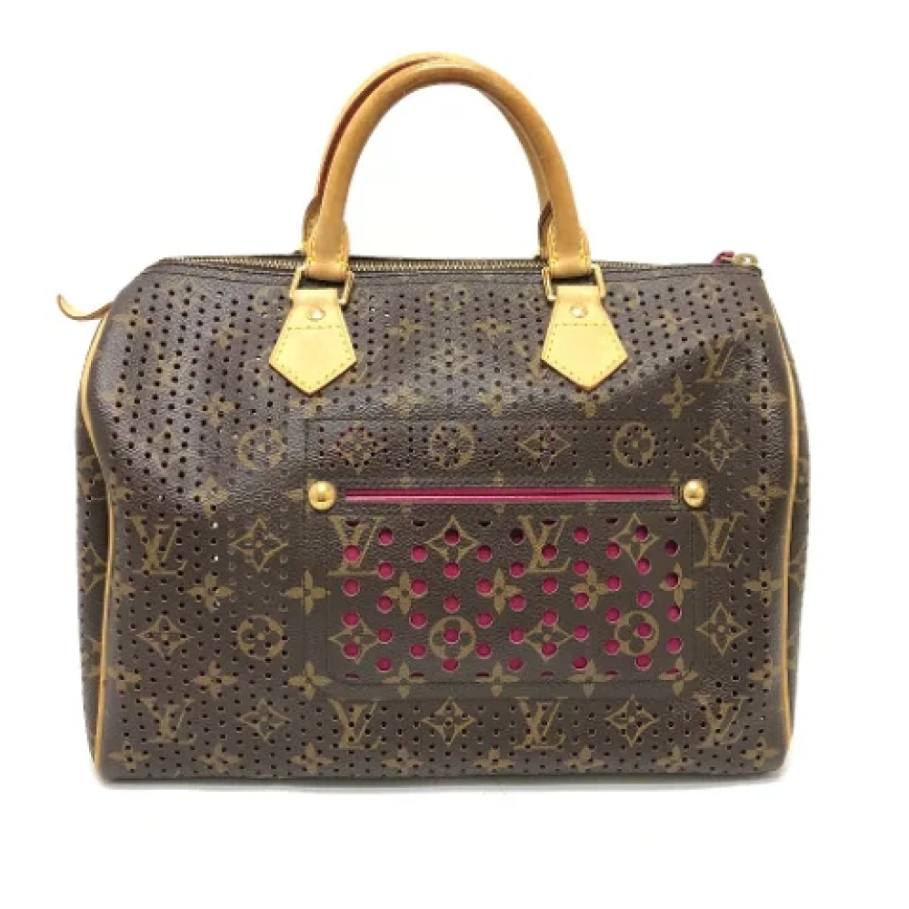 Louis Vuitton Vintage Pre-owned Cotton louis-vuitton-bags Brown Dames