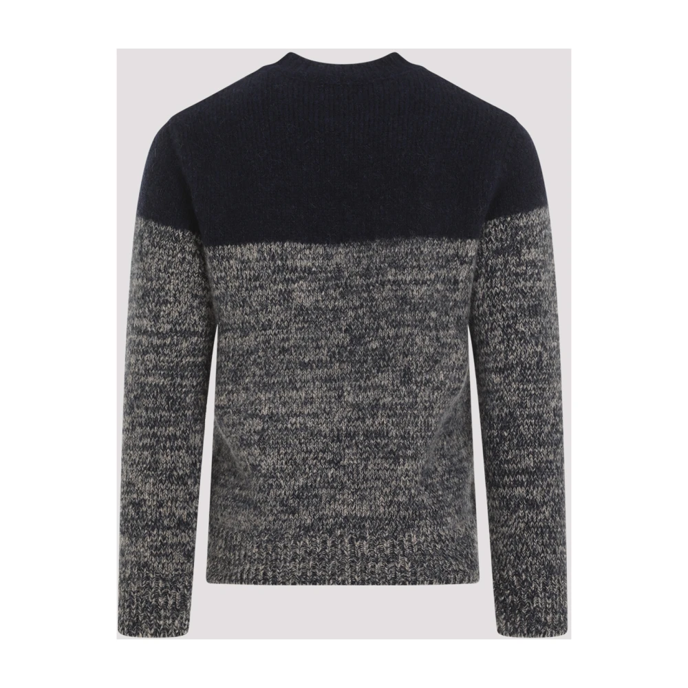 Dries Van Noten Luxe Blauwe Sweater Aw24 Multicolor Heren