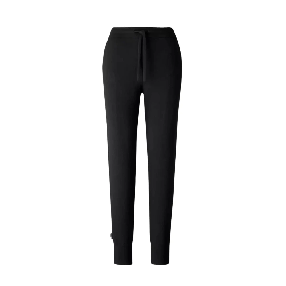 Canada Goose Zwarte Merino wollen Holton broek Black Dames