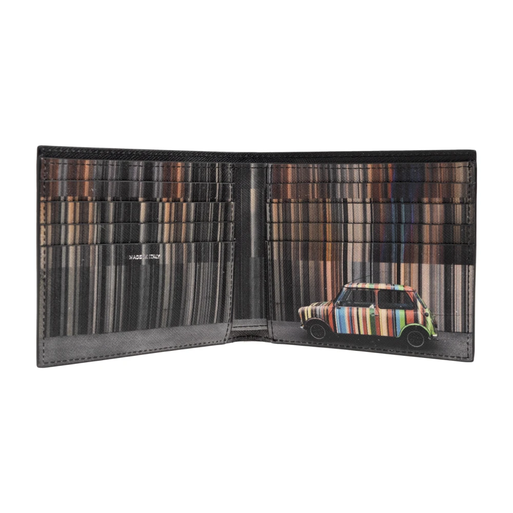 Paul Smith Portemonnee met logo Black Heren