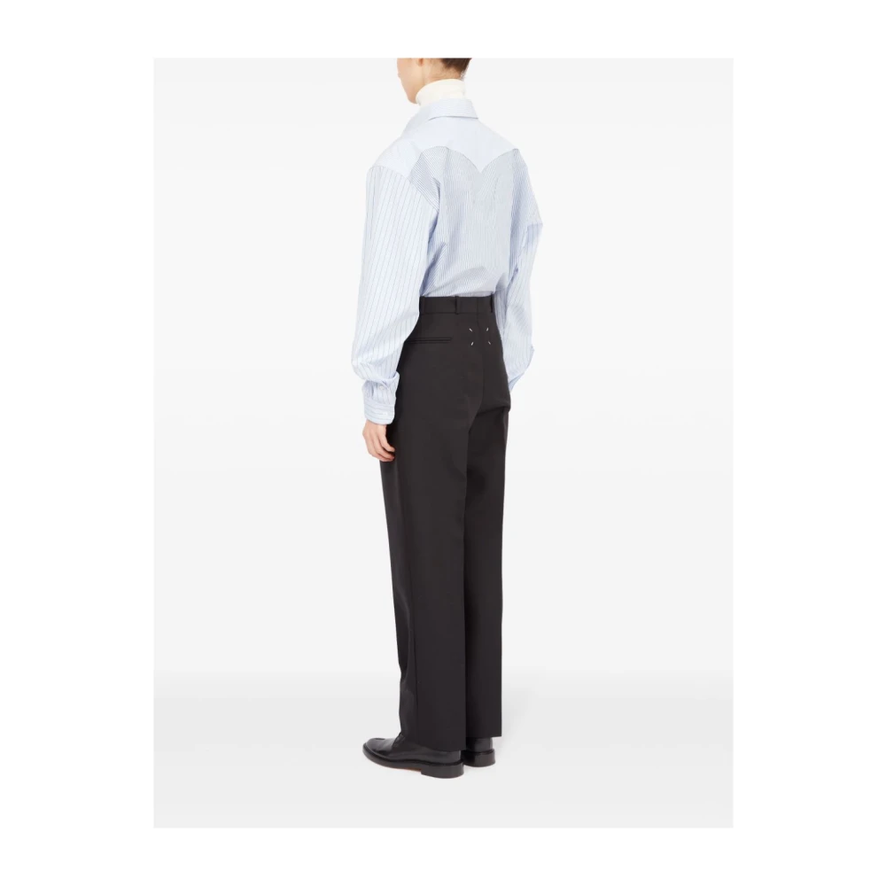 Maison Margiela Zwarte Broek Black Dames