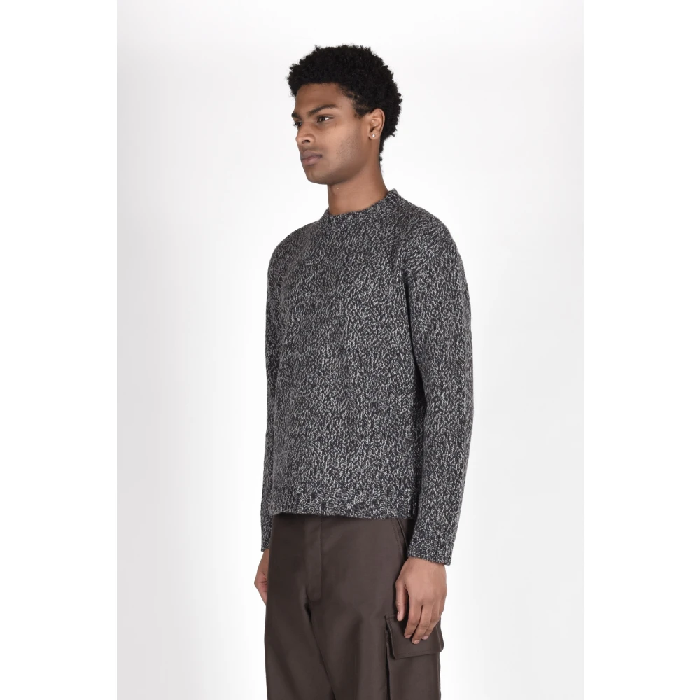 Barena Venezia Gebreide Blend Trui Gray Heren
