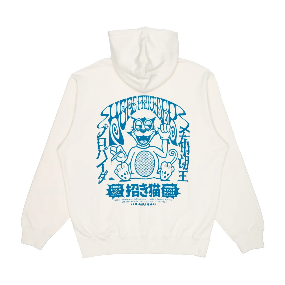 Edwin Katoenen Hoodie Hope Provider White Heren