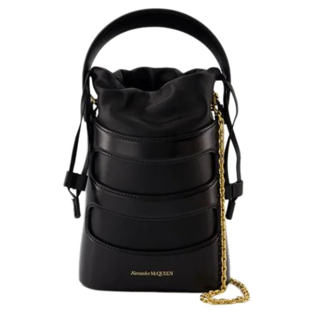 Alexander mcqueen Leather shoulder-bags Black Dames