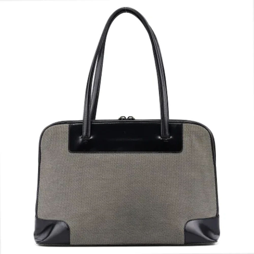 Gucci Vintage Pre-owned Leather handbags Beige Dames