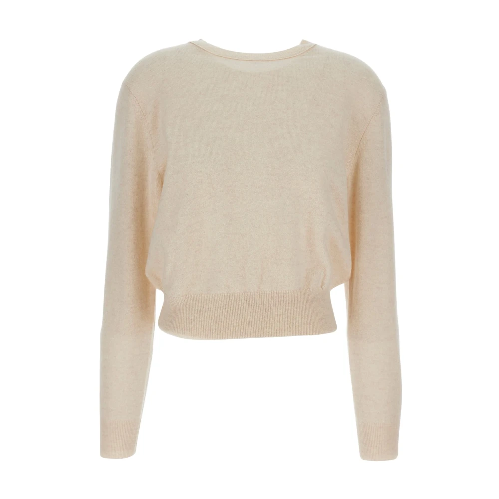Lisa Yang Women's Beige Round-Neck Knitwear