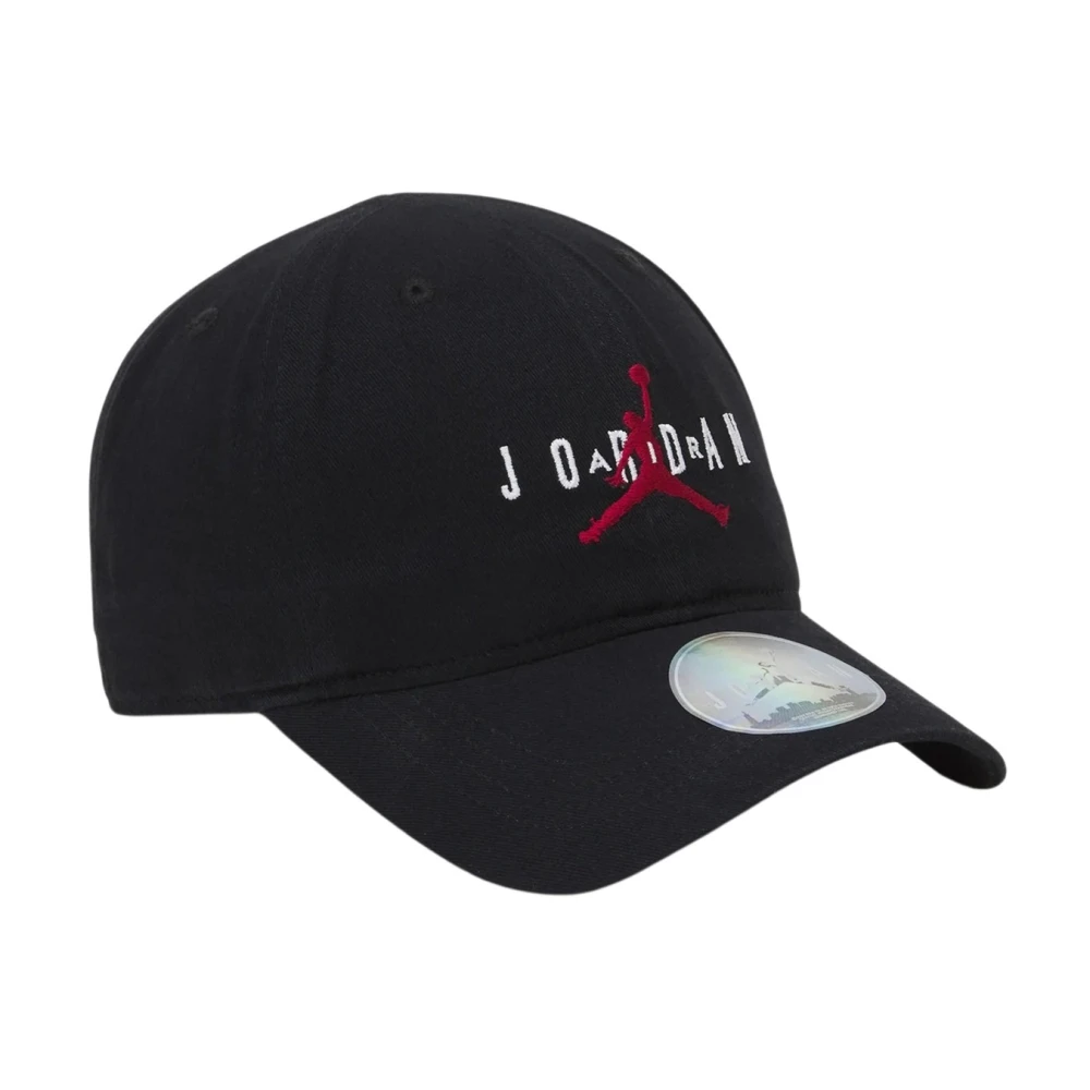 Jordan Zwarte Hoed met Contrast Logo Black Unisex