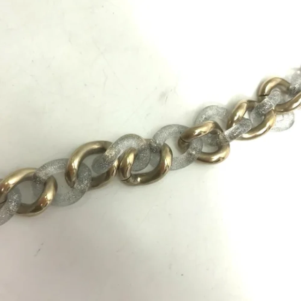 Chanel Vintage Pre-owned Fabric belts Yellow Dames