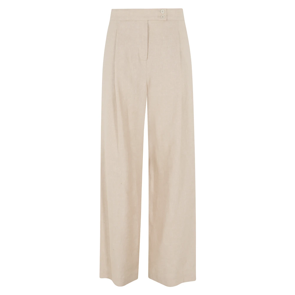 Eleventy Femme Beige - Trousers > Wide Trousers