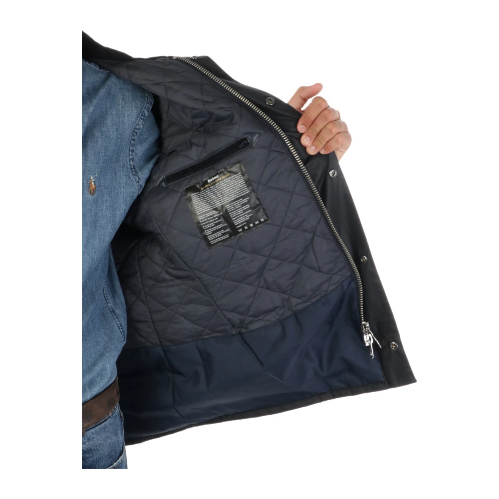 Barbour Duke Waxjas Klassieke Stijl Black Heren