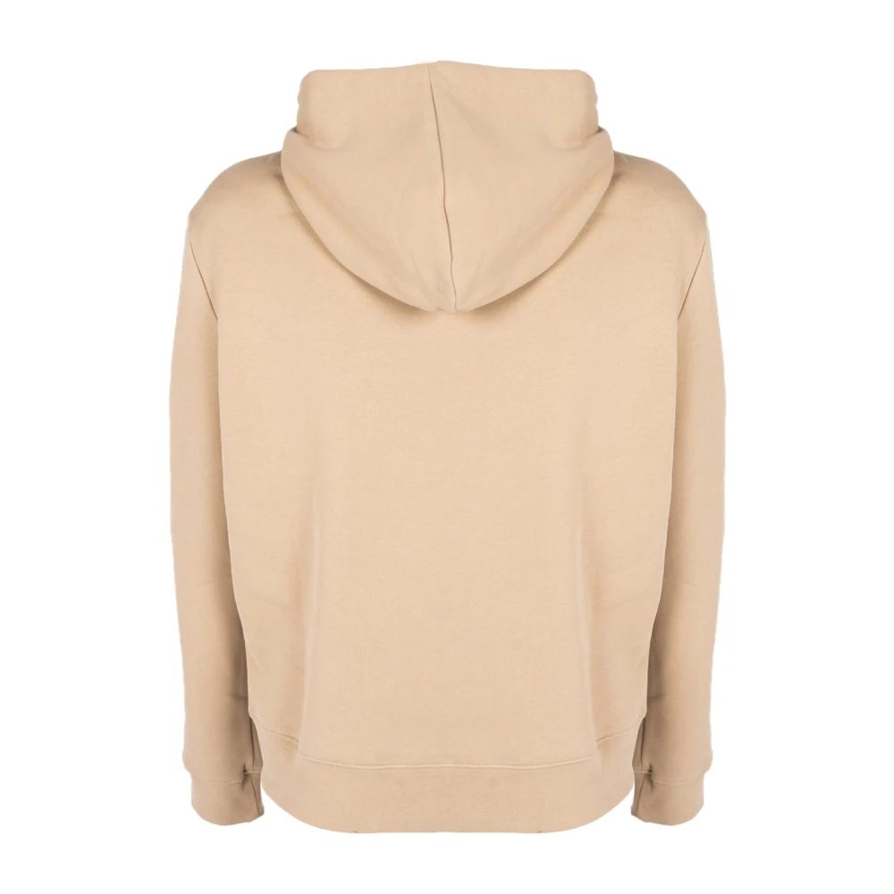 Les Hommes Klassieke hoodie Beige Heren