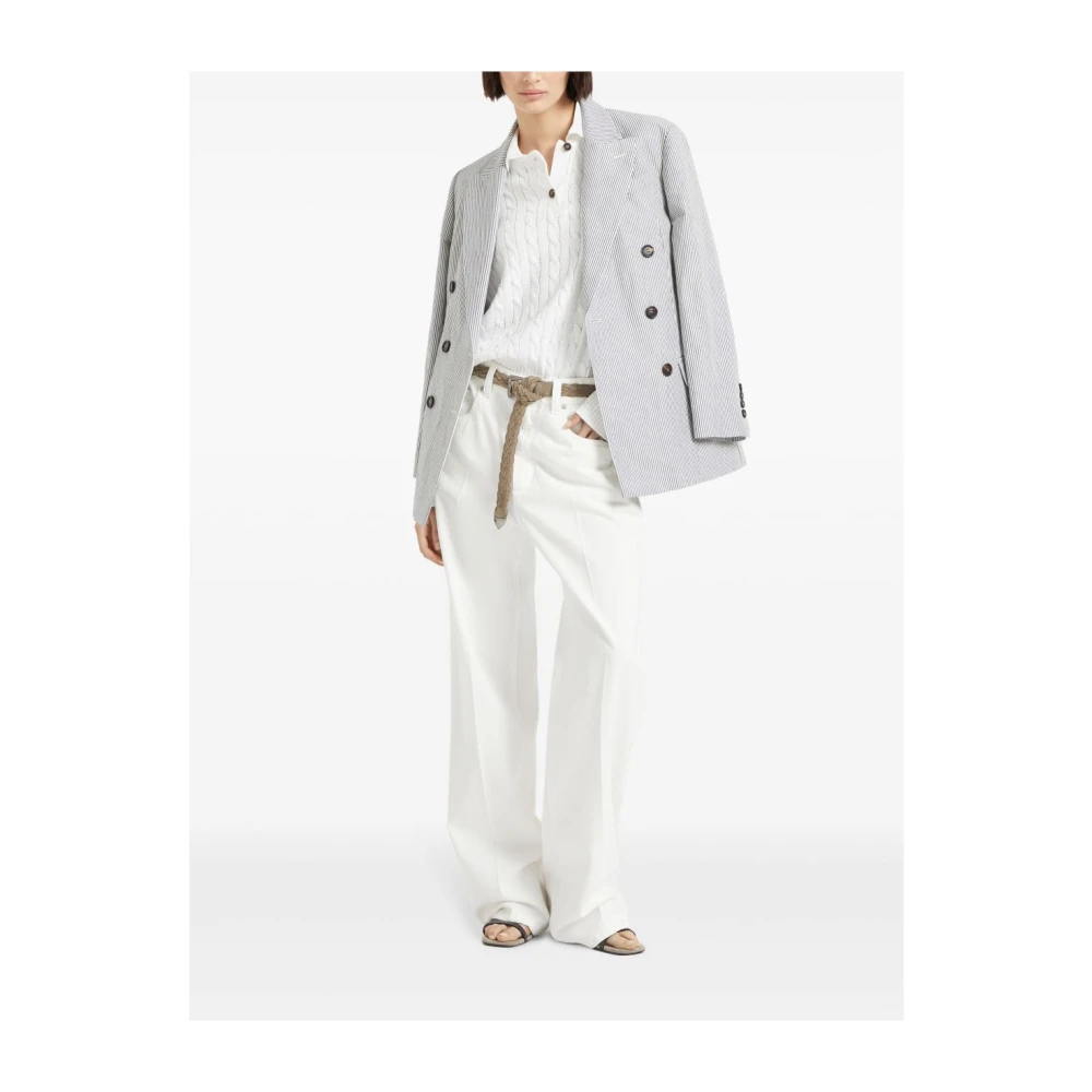 BRUNELLO CUCINELLI Witte Truien voor Vrouwen White Dames