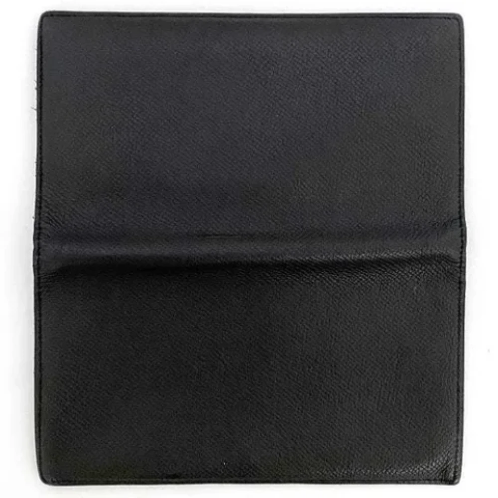 Hermès Vintage Pre-owned Canvas wallets Black Dames