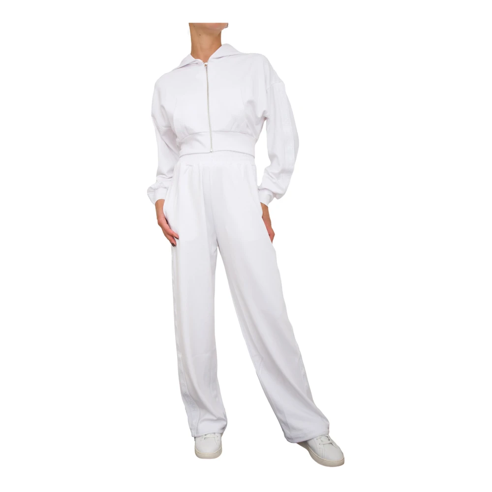 Hinnominate Stijlvolle Felpa Sweatshirt White Dames