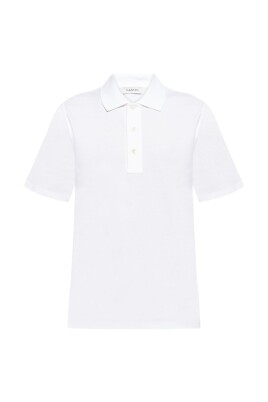 polo-blanc-a-manches-courtes