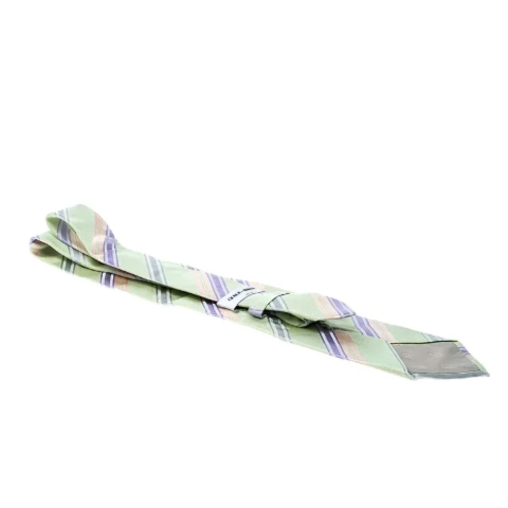Armani Pre-owned Silk home-office Green Heren