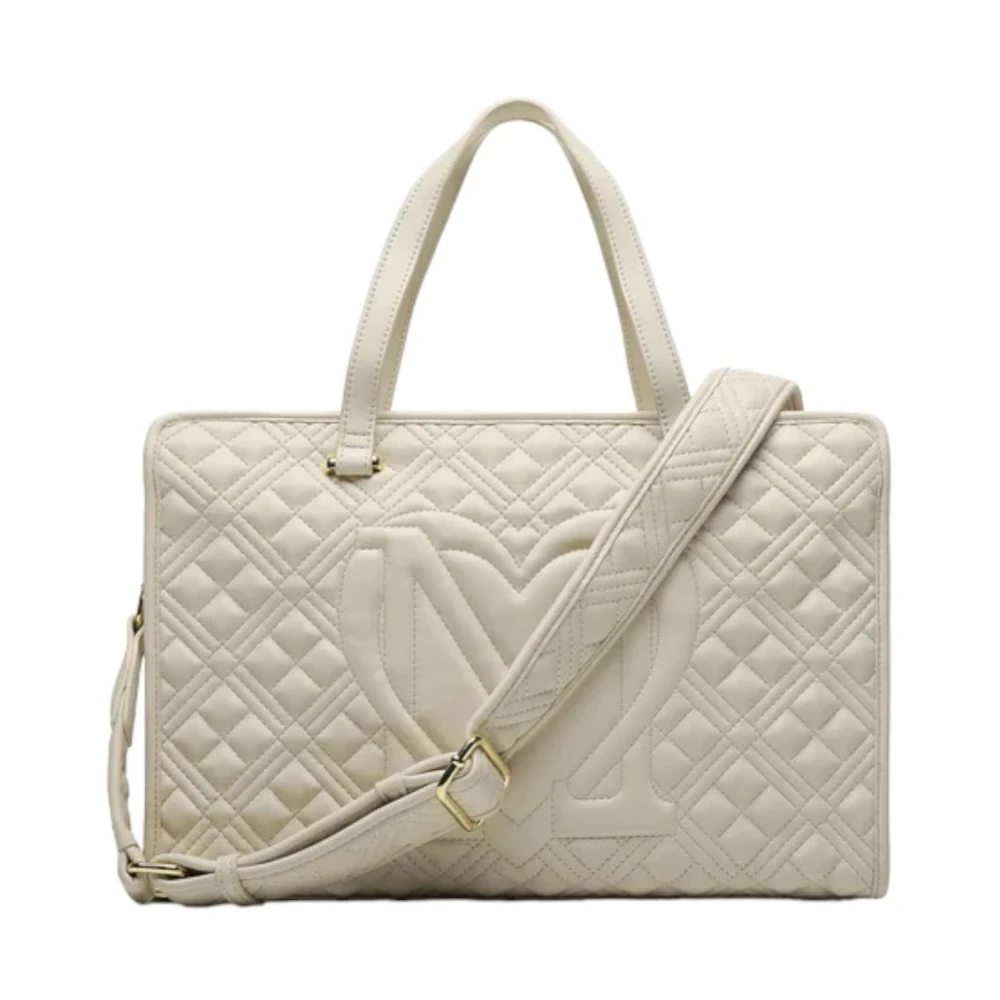 Love Moschino Stijlvolle dameshandtas van Beige Dames
