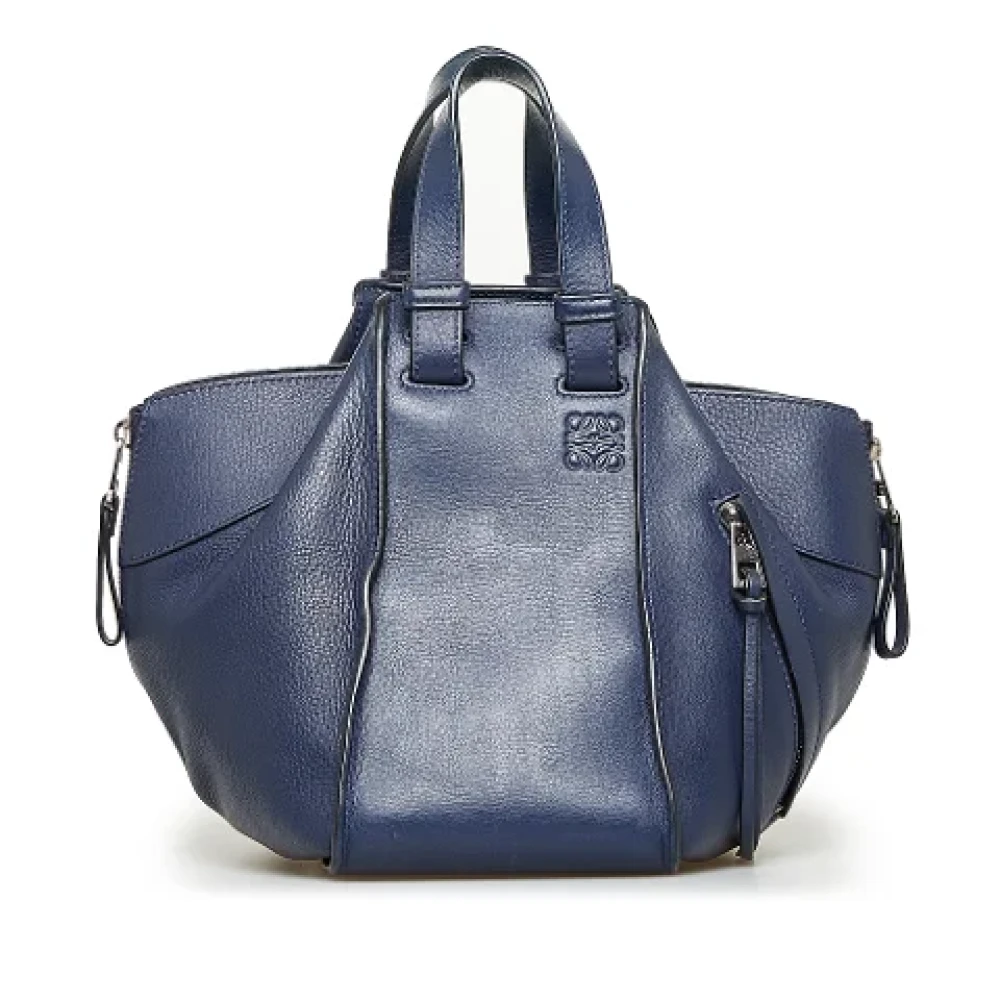 Loewe Pre-owned Leather totes Blue Dames