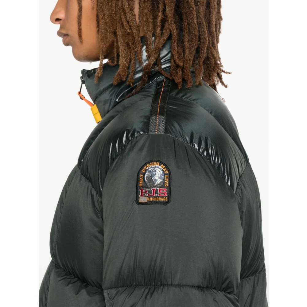 Parajumpers Groene Gewatteerde Donsjas met Rits Green Heren