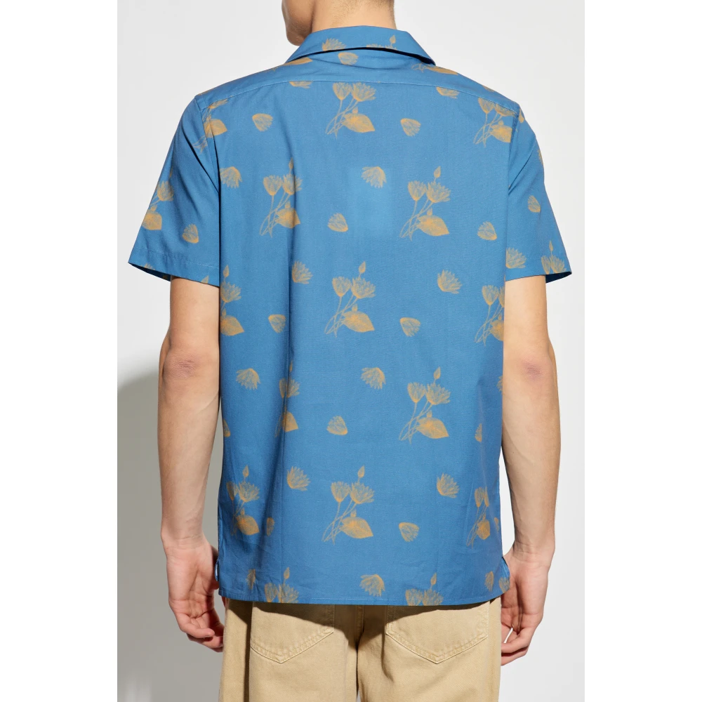PS By Paul Smith Katoenen korte mouwen shirt Blue Heren