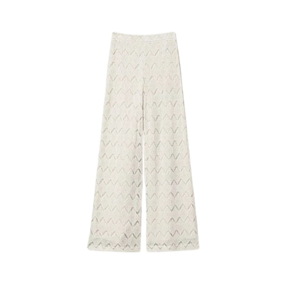 Trousers > Wide Trousers - - Twinset - Modalova
