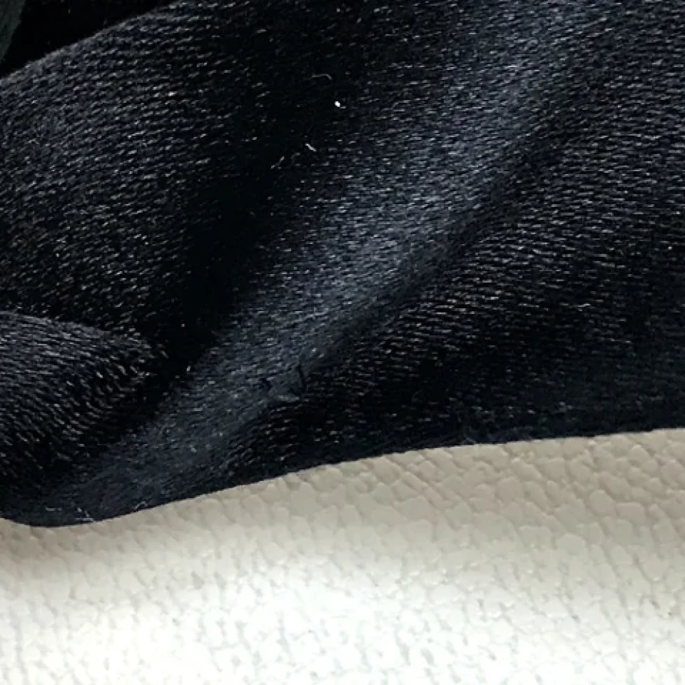 Chanel Vintage Pre-owned Fabric hair-accessories Black Dames