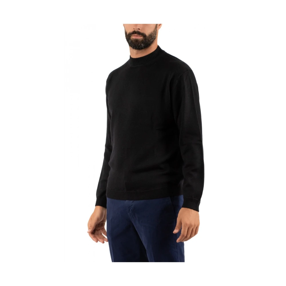 Daniele Fiesoli Heren Gebreide Trui Black Heren
