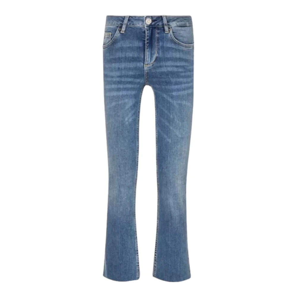 Liu Jo Stijlvolle Cropped Jeans voor Vrouwen Blue Dames