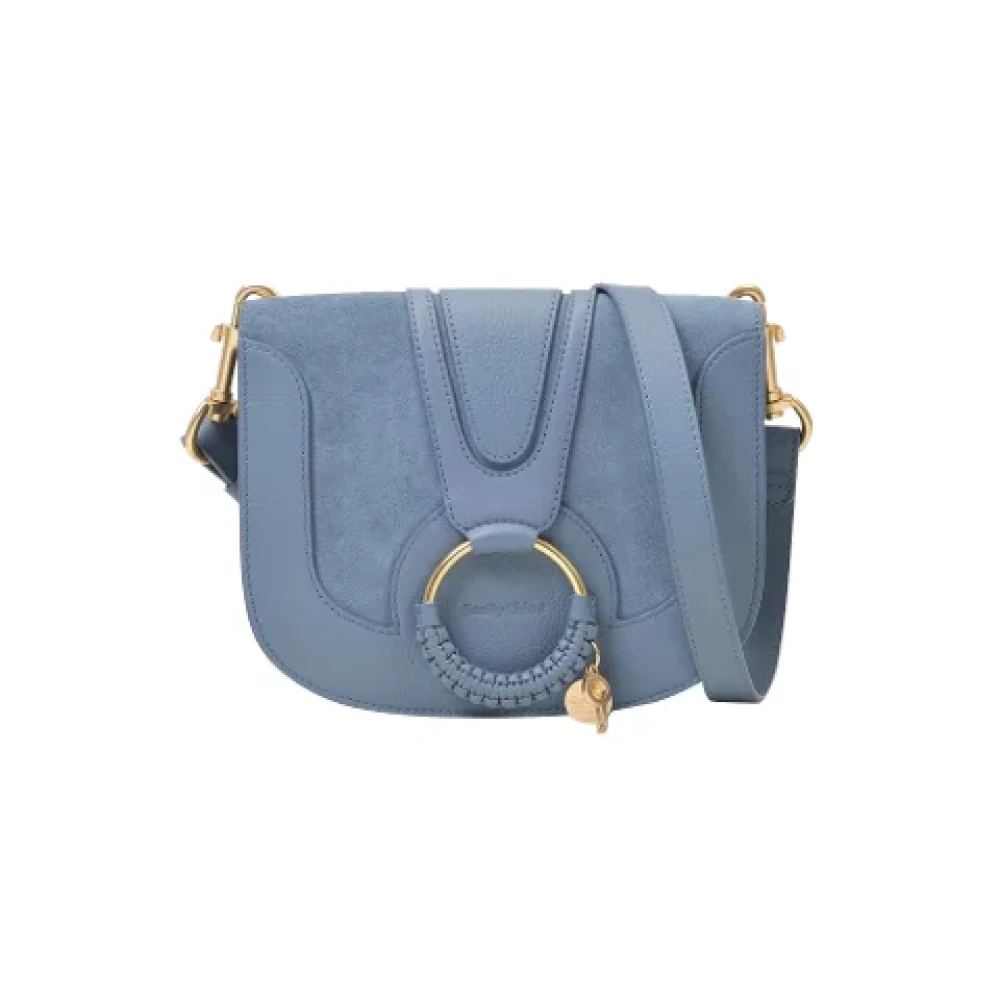 Chloé Leather shoulder-bags Blue Dames