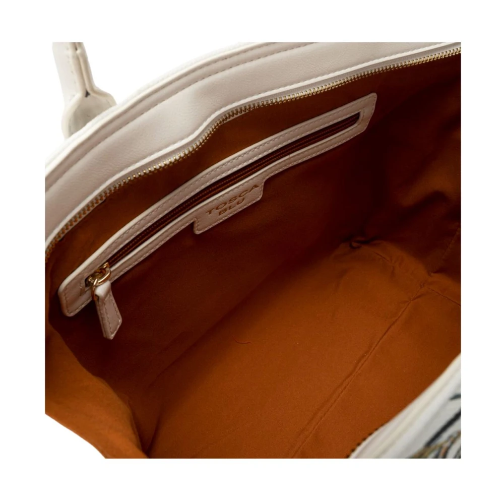 Tosca Blu Handtas Elegante Leren Tote Tas Multicolor Dames