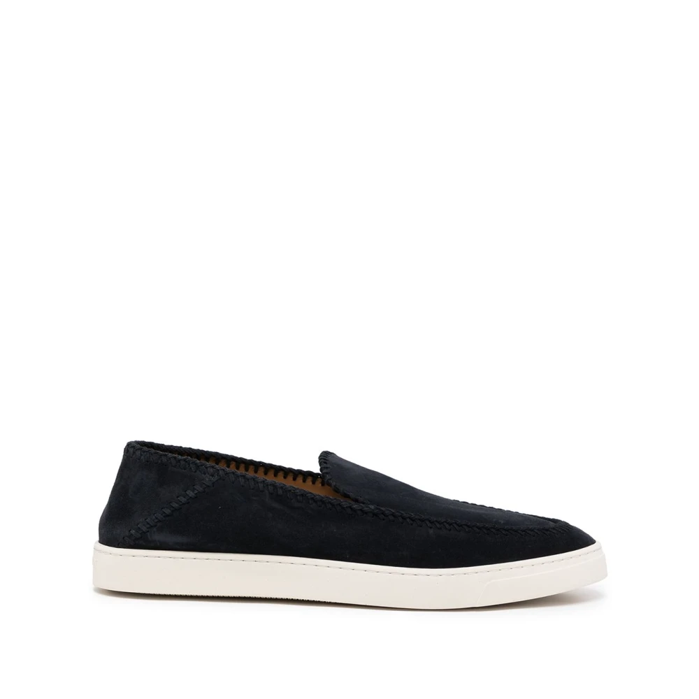 Giorgio Armani Loafers, Male, 7 Uk, Galleria 3 Slip-On Blue