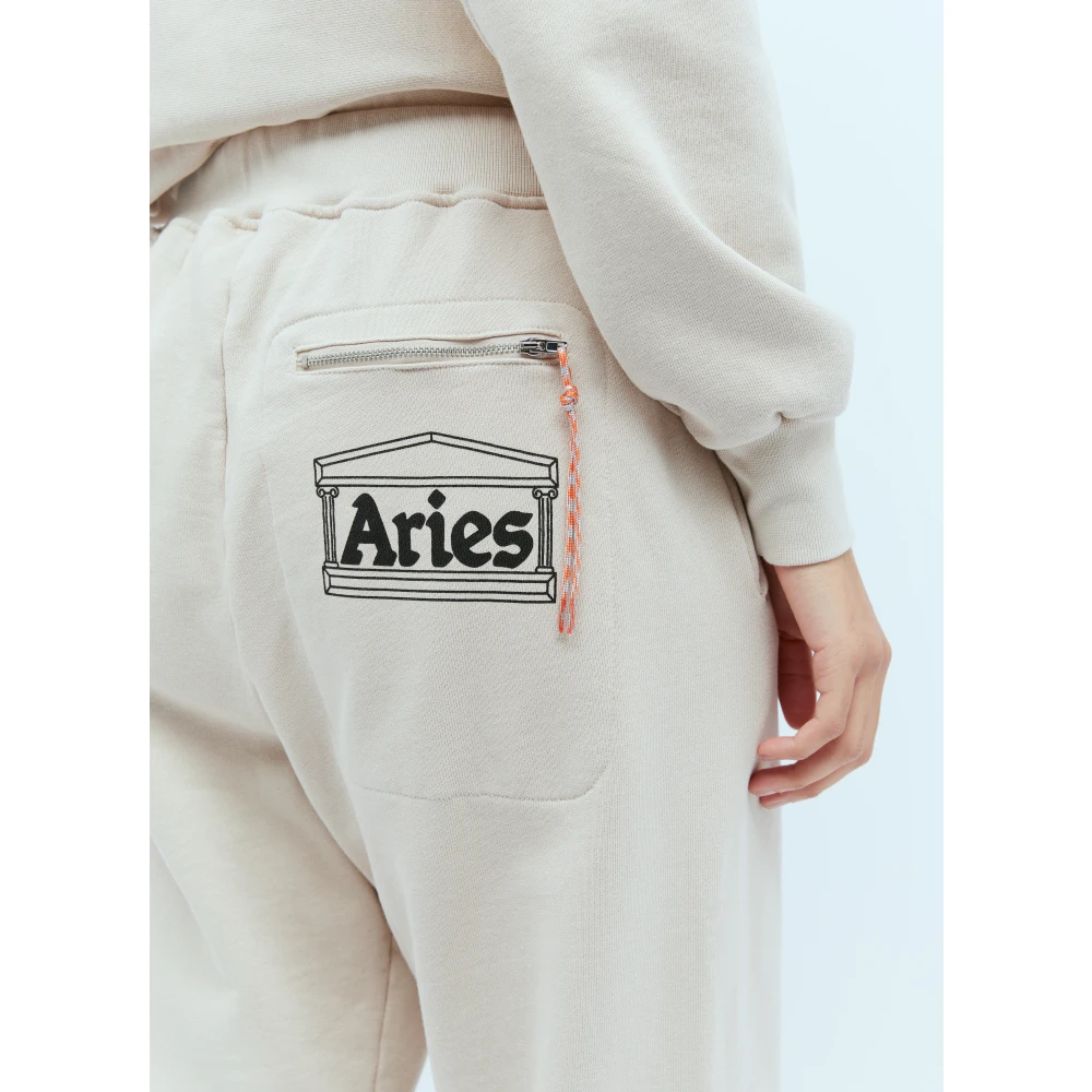 Aries Premium Temple Track Pants Beige Dames