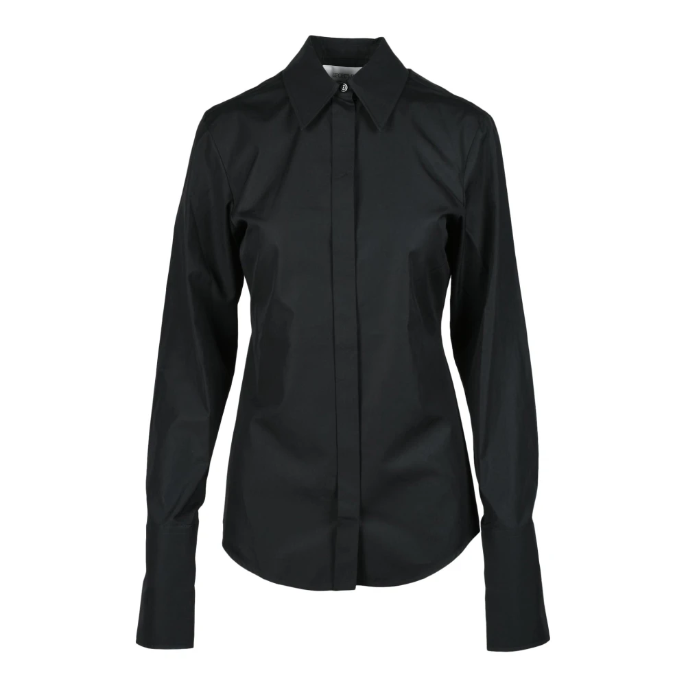 SPORTMAX Katoenen Overhemd Black Dames
