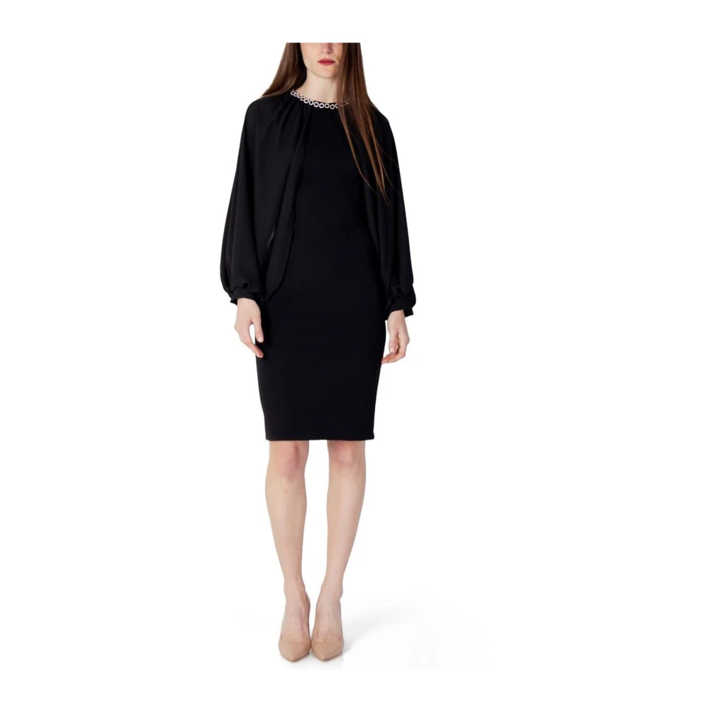 RINASCIMENTO Lange Jurk Black Dames