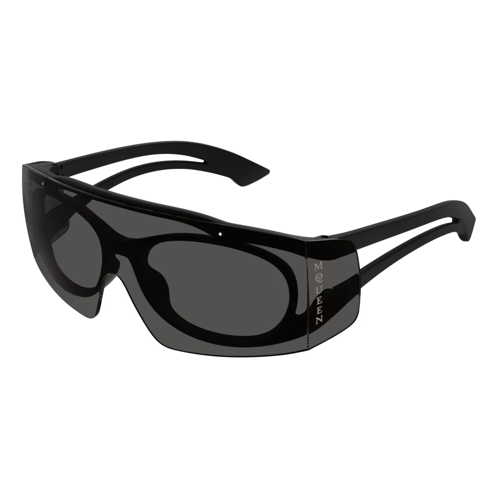 Alexander McQueen Stiliga solglasögon Am0489S Svart Black, Unisex