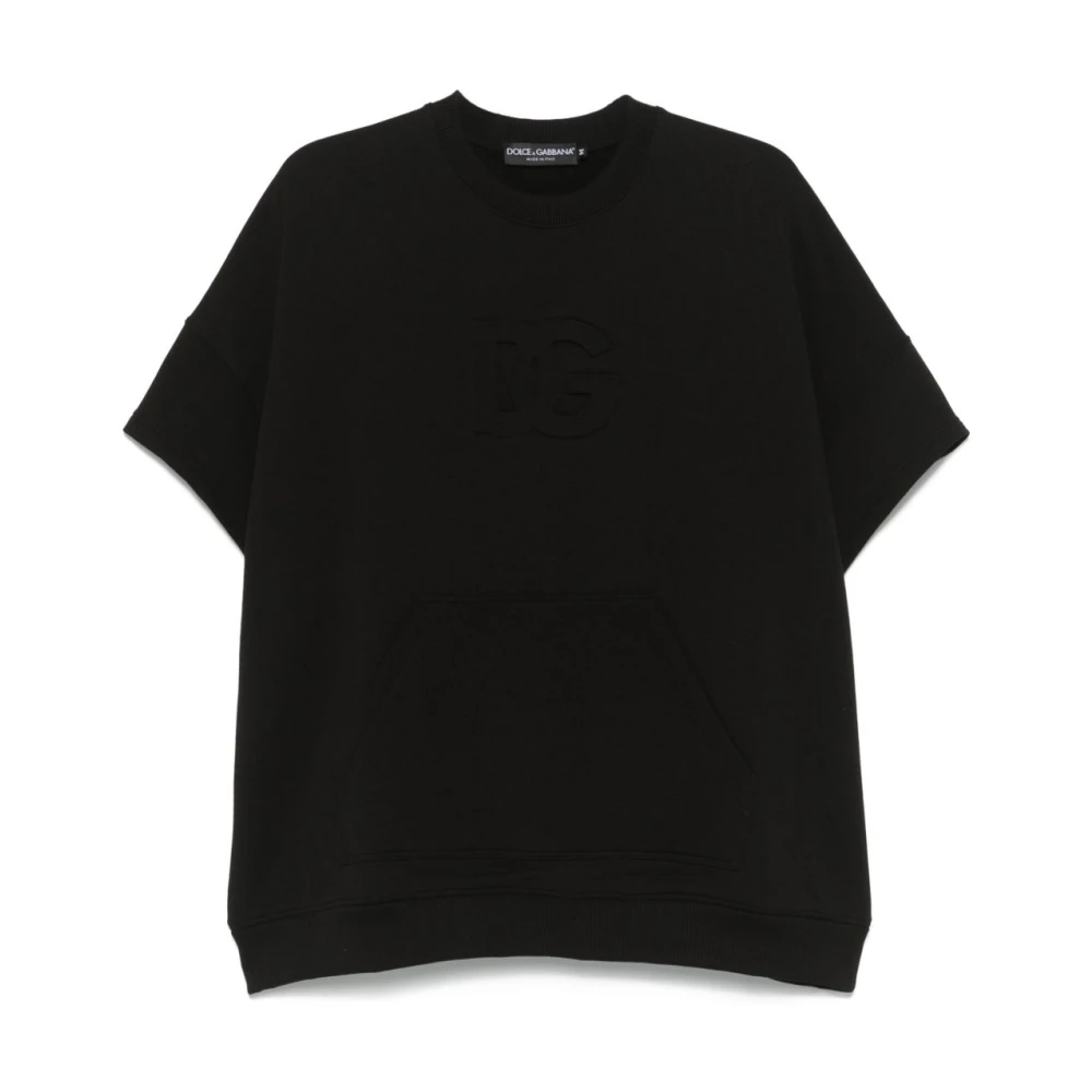 Dolce & Gabbana Uomo Nero Top, L, New,