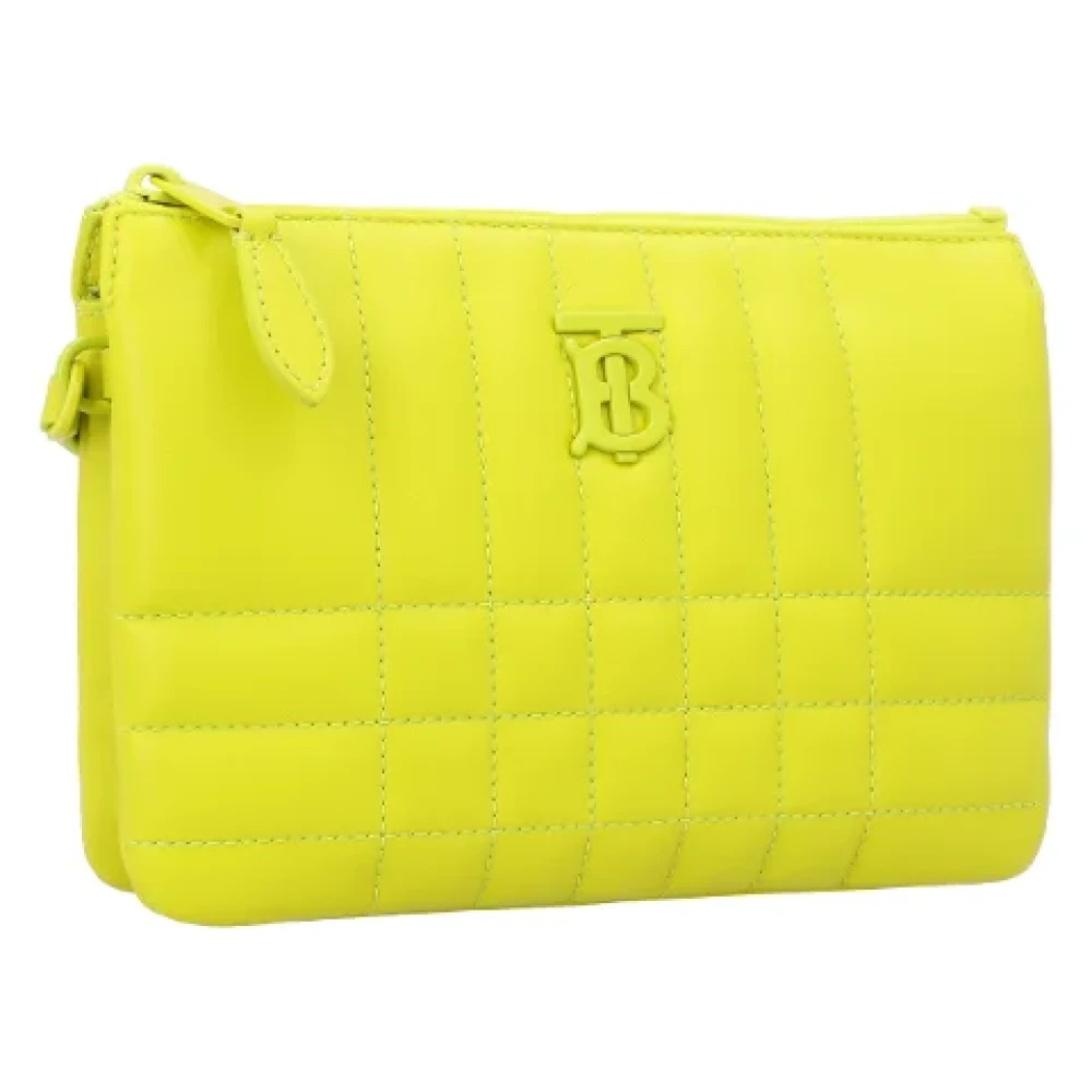 Burberry Leather shoulder-bags Yellow Dames