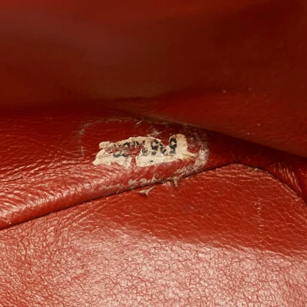 Chanel Vintage Pre-owned Leather chanel-bags Orange Dames