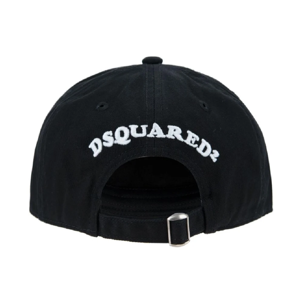 Dsquared2 Contrast Logo Baseballpet Black Unisex