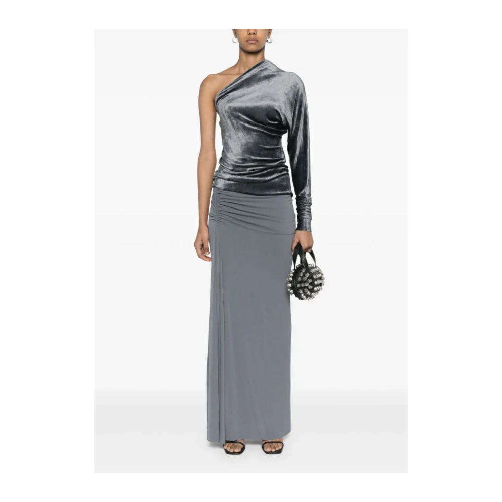 Rick Owens Stalen Poppy Rok Blue Dames