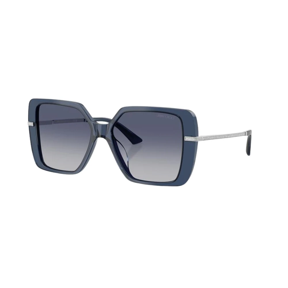 Jimmy Choo Square Sunglasses - Female - Sunglasses - Blue - 55 Mm - Accessories