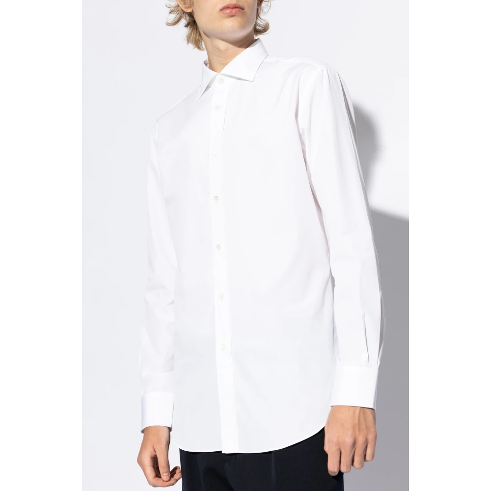 Brioni Klassiek Overhemd White Heren