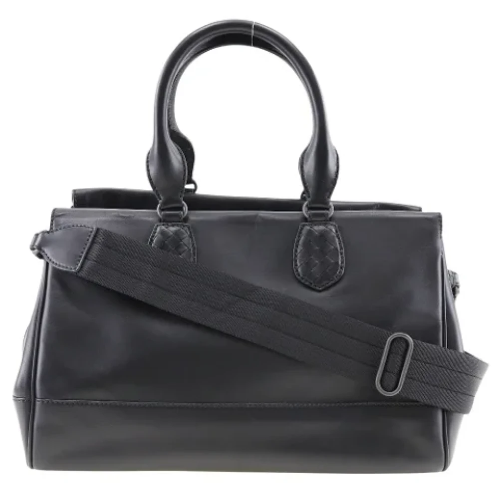 Bottega Veneta Vintage Pre-owned Leather handbags Black Dames