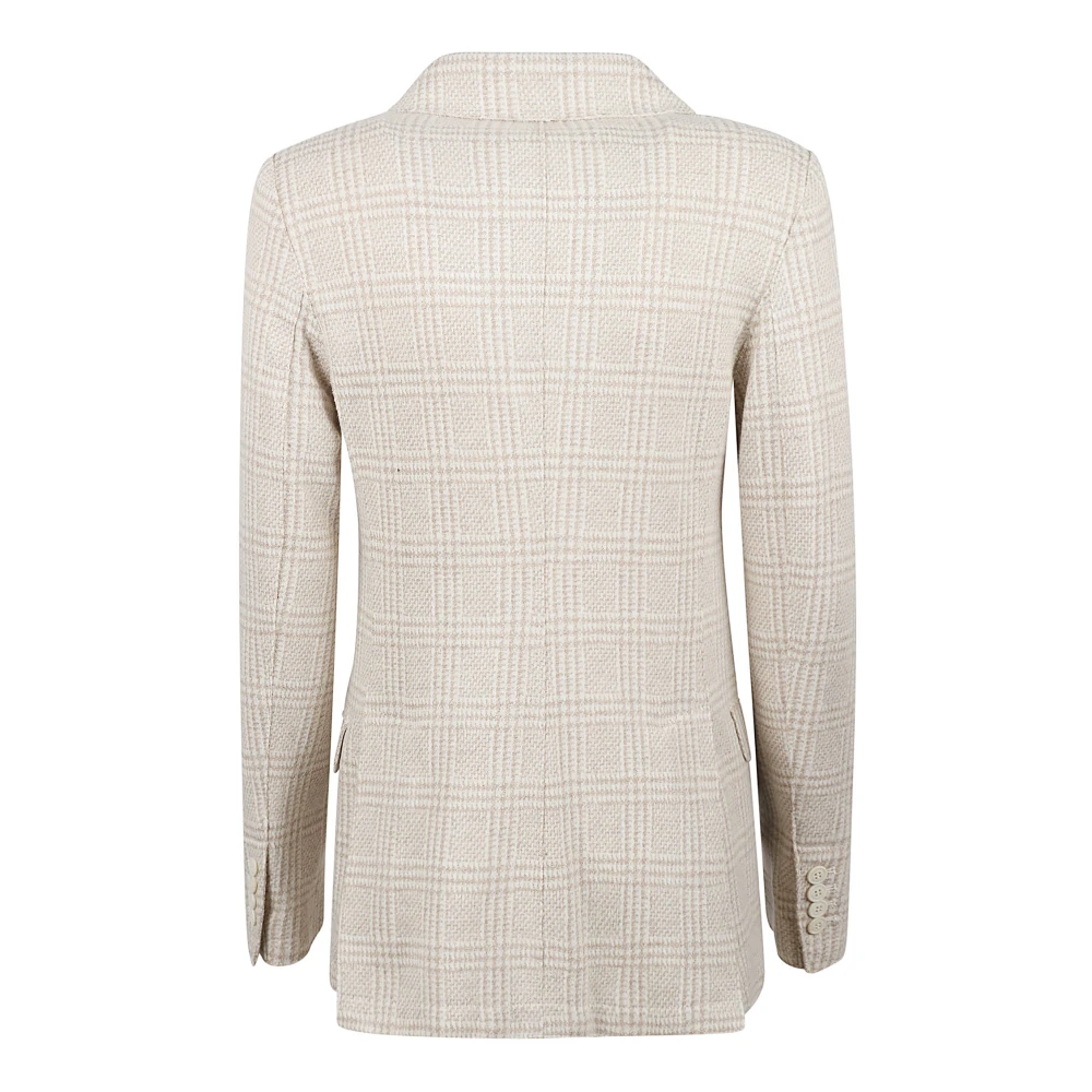 Eleventy Wollen Blend Zandjas Beige Dames